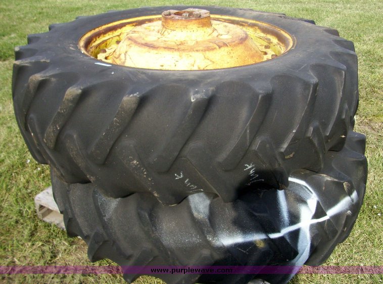 image for item 7367 (2) 18.4-38 tractor tires and wheels