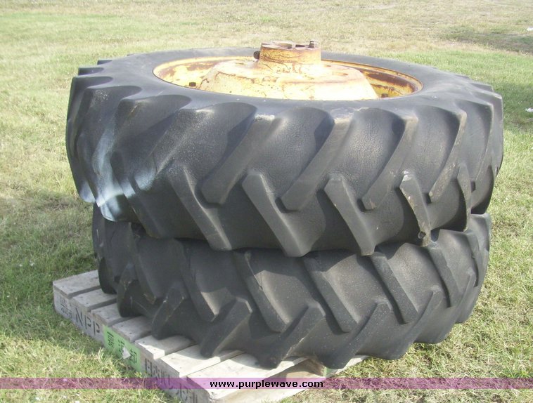 image for item 7367 (2) 18.4-38 tractor tires and wheels