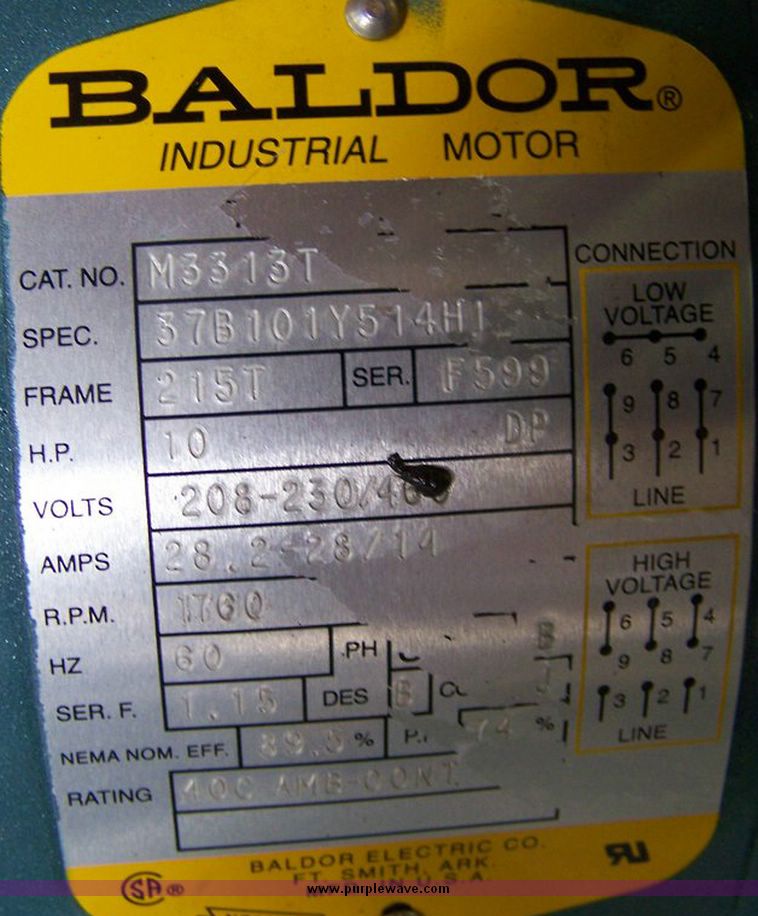 image for item 8603 Curtis Challenger air compressor