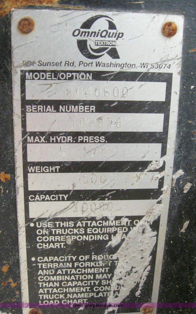 image for item 6770 2004 SkyTrak 6036 telehandler