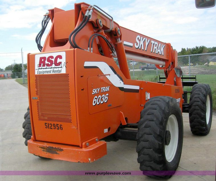 image for item 6771 2004 SkyTrak 6036 telehandler