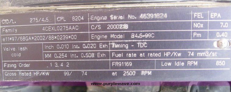 image for item 6771 2004 SkyTrak 6036 telehandler