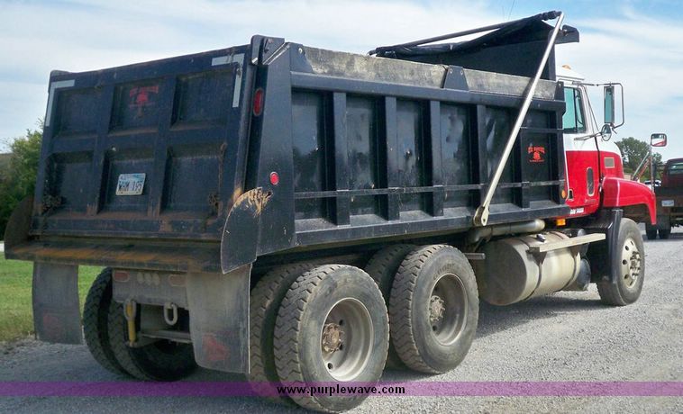 image for item 7410 1998 Mack Maxi Cruise truck with 15' dump bed and hoist