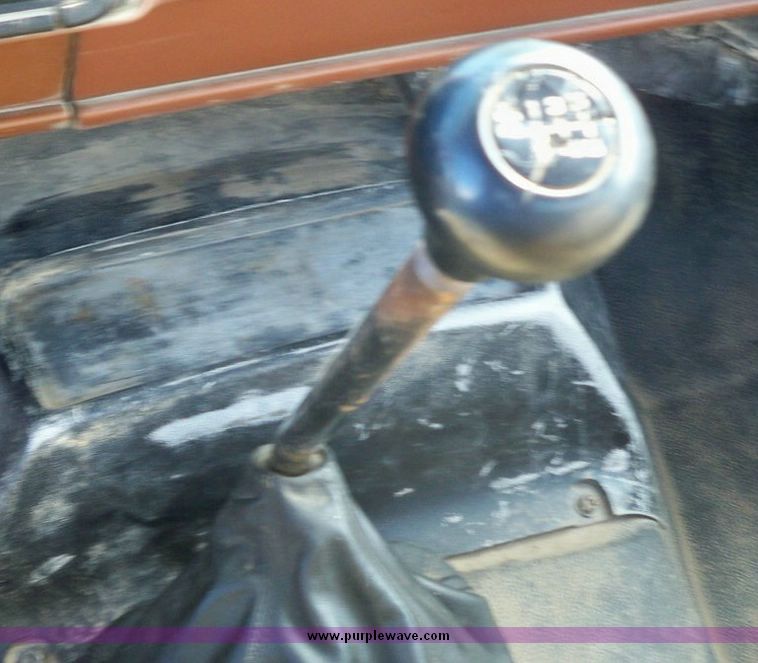 image for item 7411 1992 GMC Topkick truck with 12' flatbed