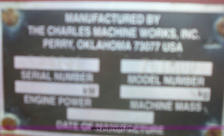 image for item 7419 Ditch Witch 7610DD trencher