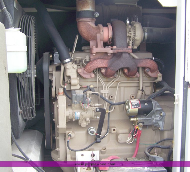 image for item 8616 Muitquipe 70 KV Whisperwatt generator on trailer