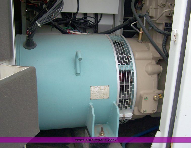 image for item 8616 Muitquipe 70 KV Whisperwatt generator on trailer