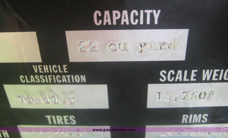 image for item 8750 2004 Trail Blazer rock trailer