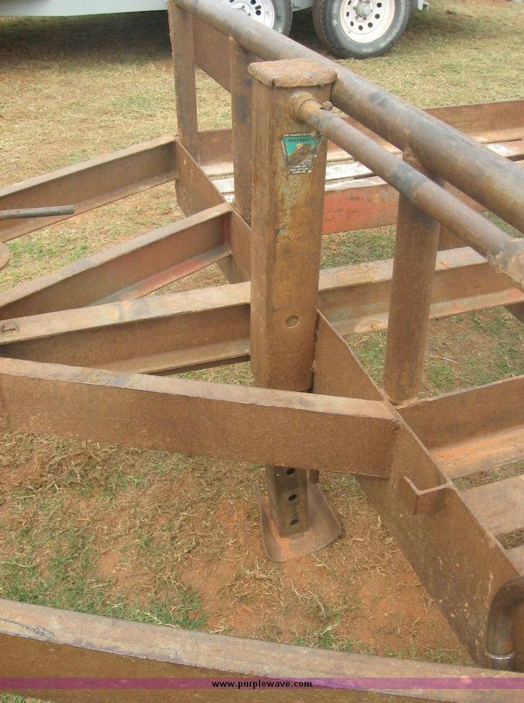 image for item 8754 Shop built 16' tandem axle equipment trailer