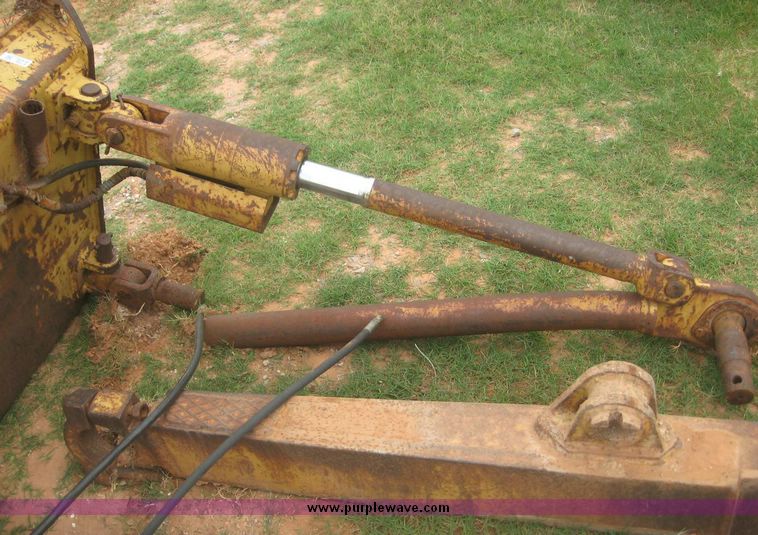 image for item 8758 12' angle dozer blade and mounting bracket