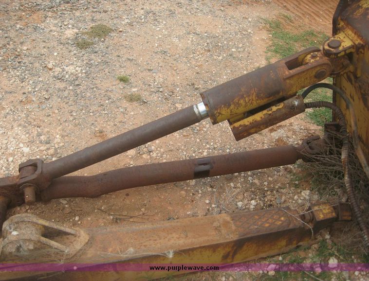 image for item 8758 12' angle dozer blade and mounting bracket