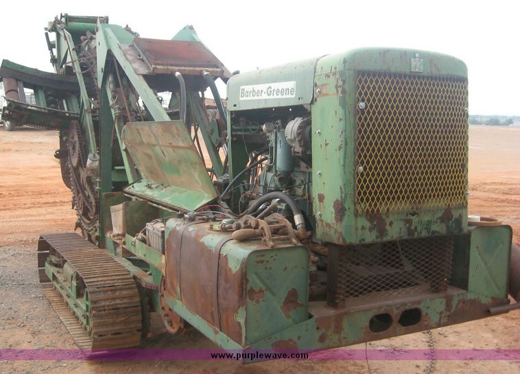 image for item 8771 Barber-Green wheel trencher
