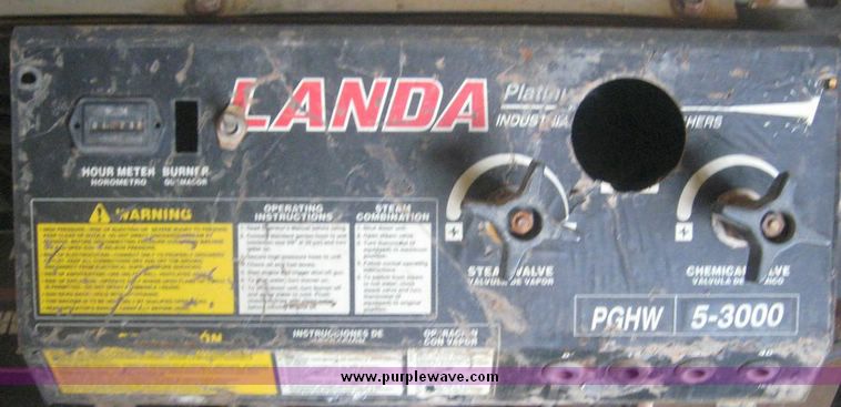 image for item 8772 Landa 5-3000 hot water pressure washer