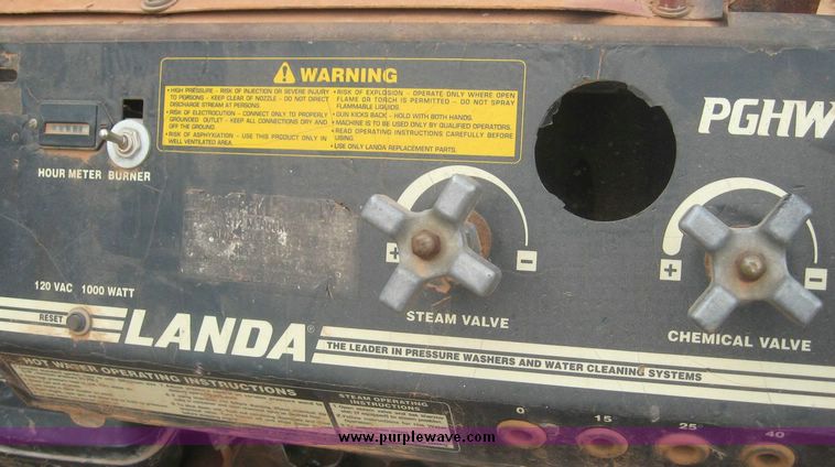 image for item 8773 Landa hot water pressure washer