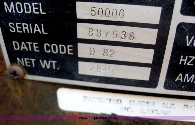 image for item 8961 Advanced machine Co. power sweeper