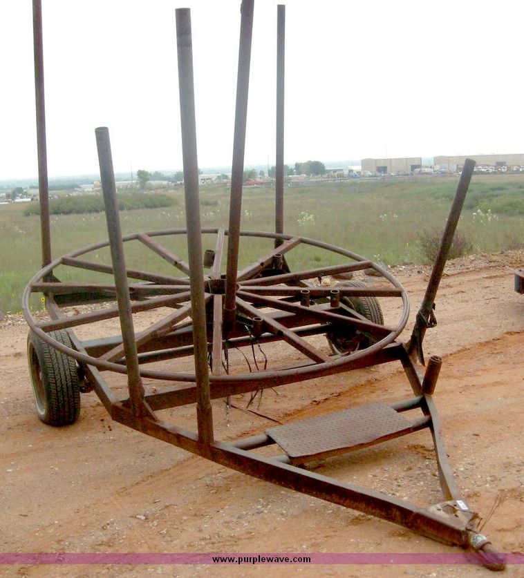 image for item 8962 Poly pipe spool trailer