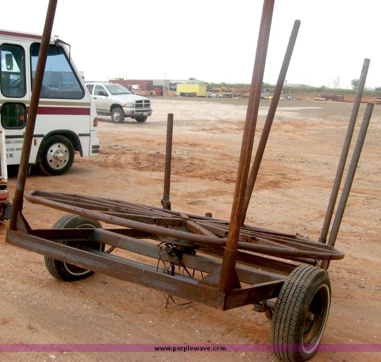 Poly pipe spool trailer in Woodward, OK Item 8962 sold Purple Wave