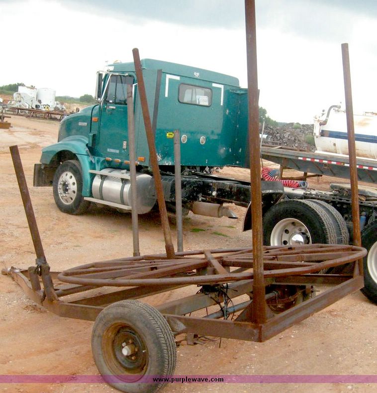 image for item 8962 Poly pipe spool trailer