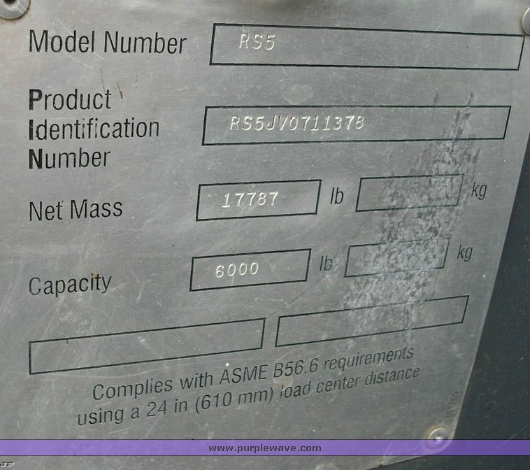 image for item 9999 2004 Gehl RS5 telehandler