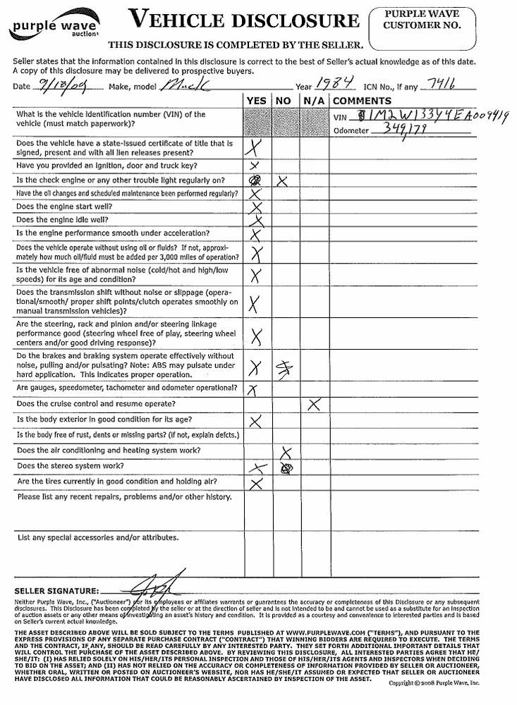 image for item 7416 1984 Mack 600 U600 tandem axle truck