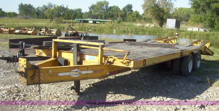 image for item 7605 1994 CZ Engineering tandem axle trailer