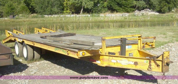 image for item 7605 1994 CZ Engineering tandem axle trailer