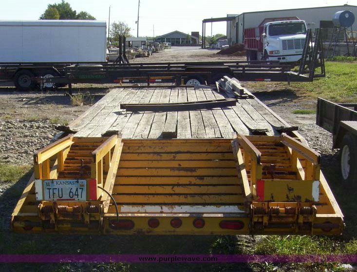image for item 7605 1994 CZ Engineering tandem axle trailer