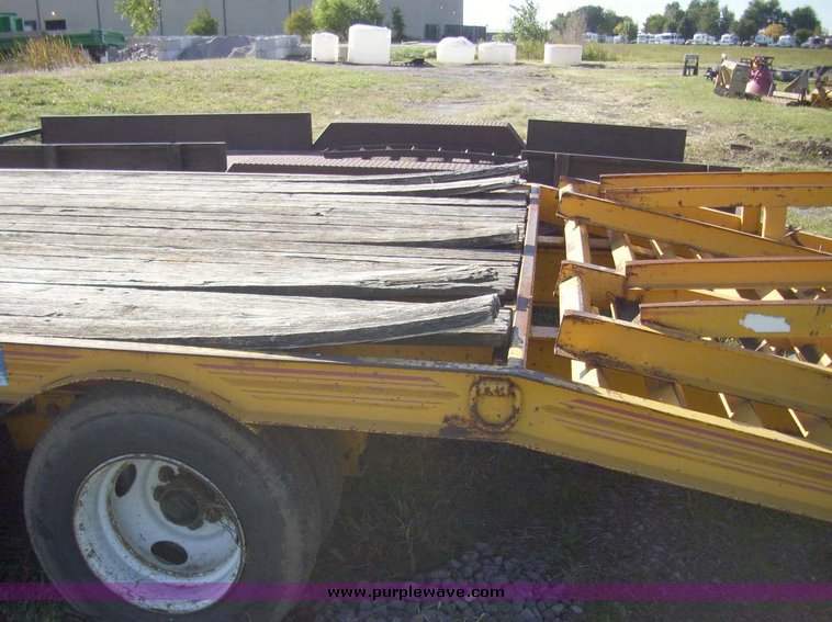 image for item 7605 1994 CZ Engineering tandem axle trailer