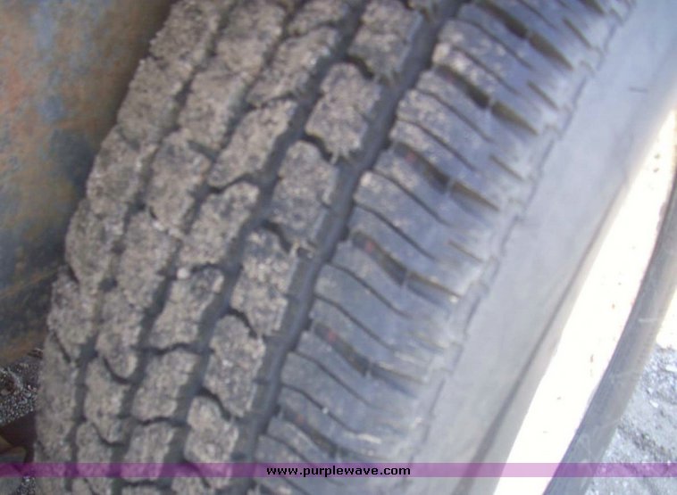 image for item 7608 1987 shop built 15' tandem axle utility trailer