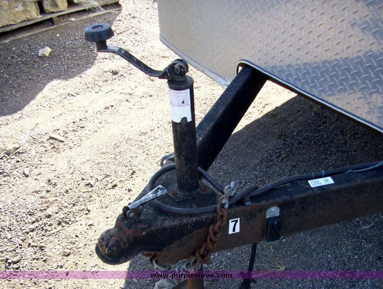 image for item 7609 2002 South West tandem axle 16' enclosed trailer