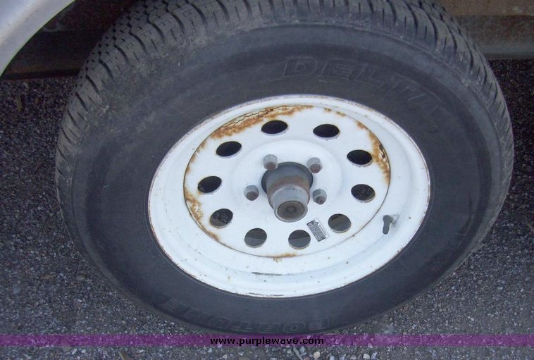 image for item 7609 2002 South West tandem axle 16' enclosed trailer