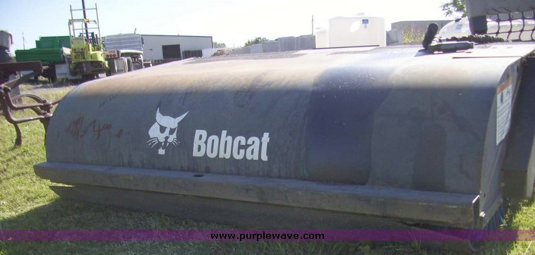 image for item 7632 Bobcat 72" sweeper hydraulic skid steer attachment