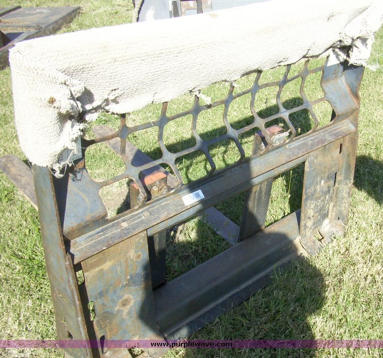 image for item 7633 Skid steer pallet fork attachment