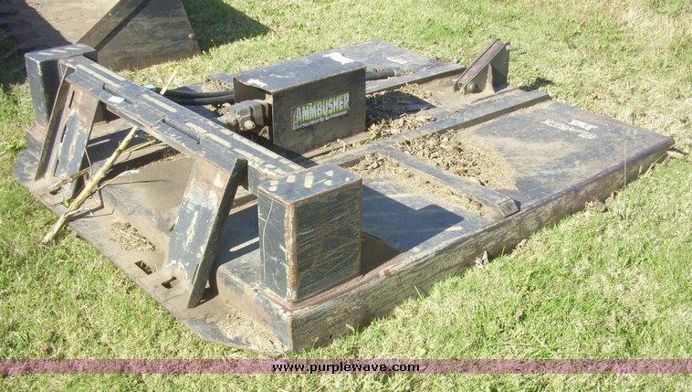 image for item 7634 Ambusher RC51 72" hydraulic skid steer mower attachment