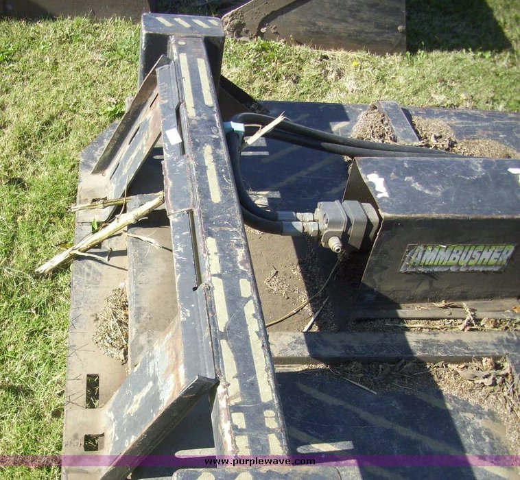 image for item 7634 Ambusher RC51 72" hydraulic skid steer mower attachment