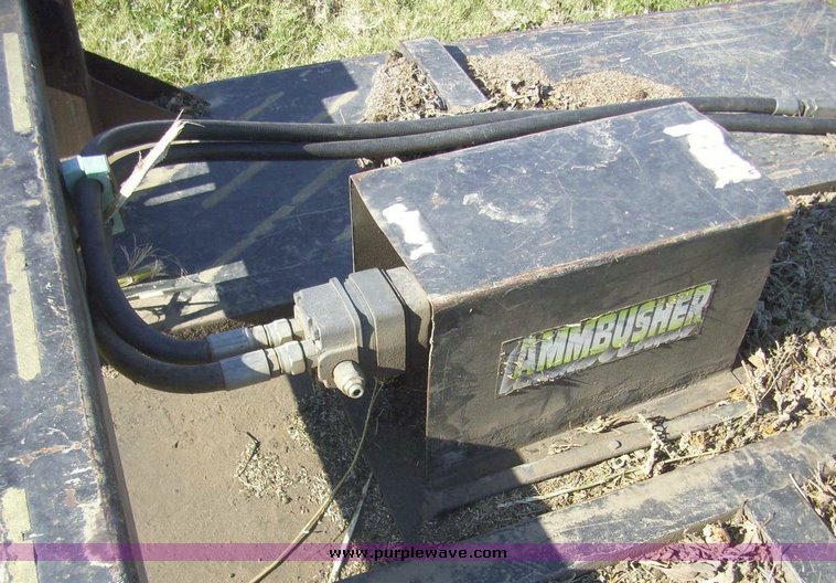 image for item 7634 Ambusher RC51 72" hydraulic skid steer mower attachment