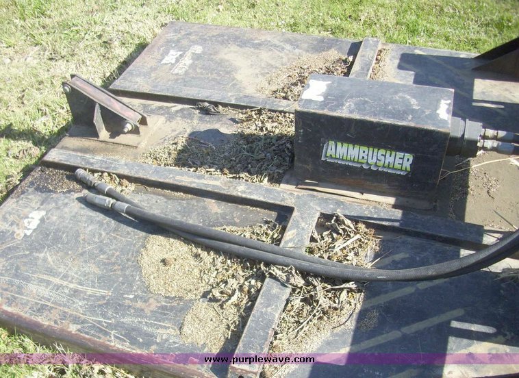 image for item 7634 Ambusher RC51 72" hydraulic skid steer mower attachment