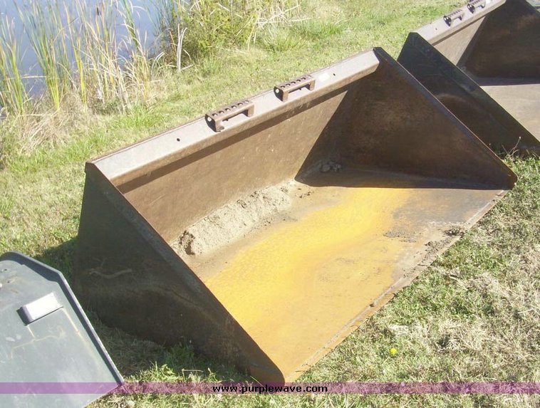 image for item 7638 73" smooth skid steer bucket