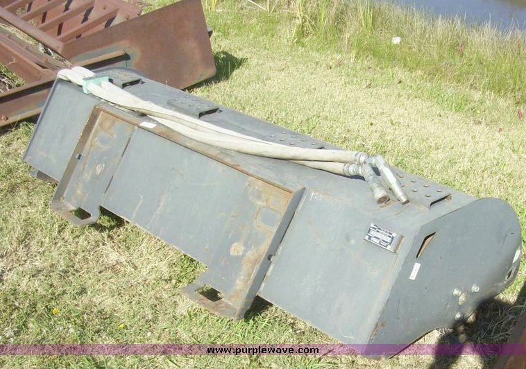 image for item 7639 Bobcat 76" hydraulic rototillar skid steer attachment