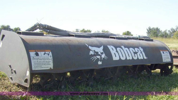 image for item 7639 Bobcat 76" hydraulic rototillar skid steer attachment