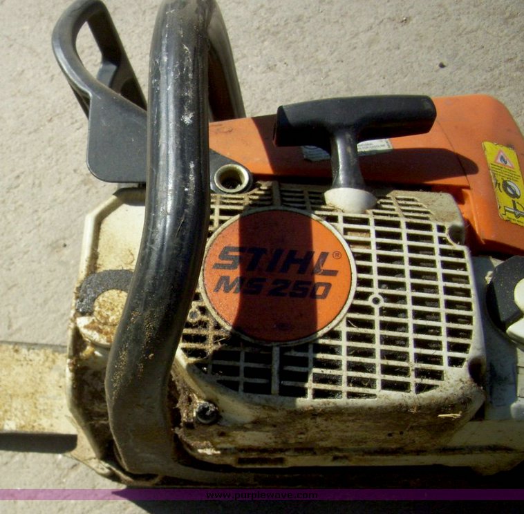 Stihl MS250 chainsaw in Wichita, KS Item 7669 sold Purple Wave