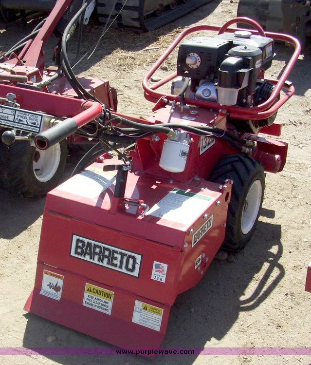 image for item 7677 Barrreto 1320 hydraulic tiller