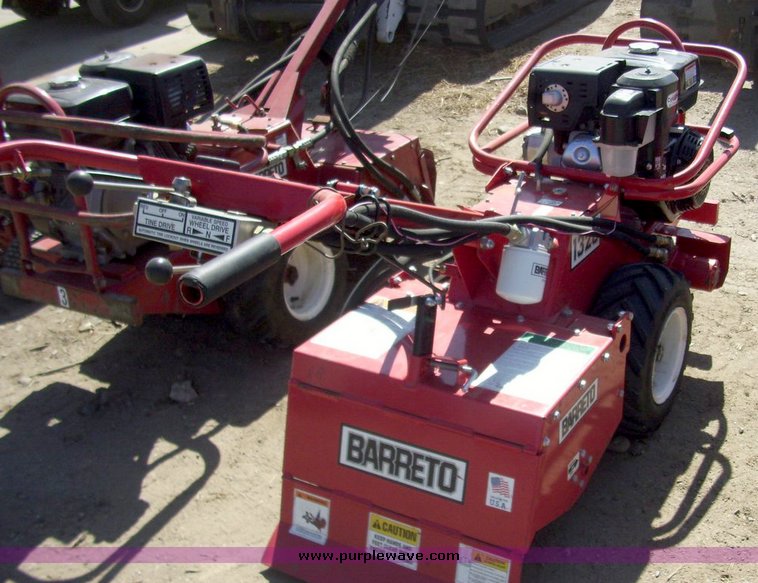 image for item 7677 Barrreto 1320 hydraulic tiller