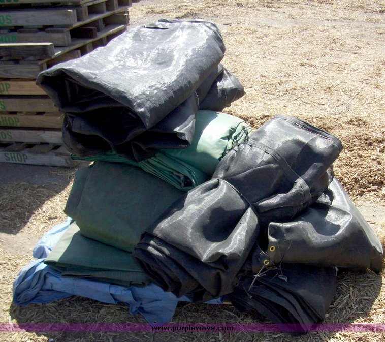 image for item 7698 (7) assorted tarps