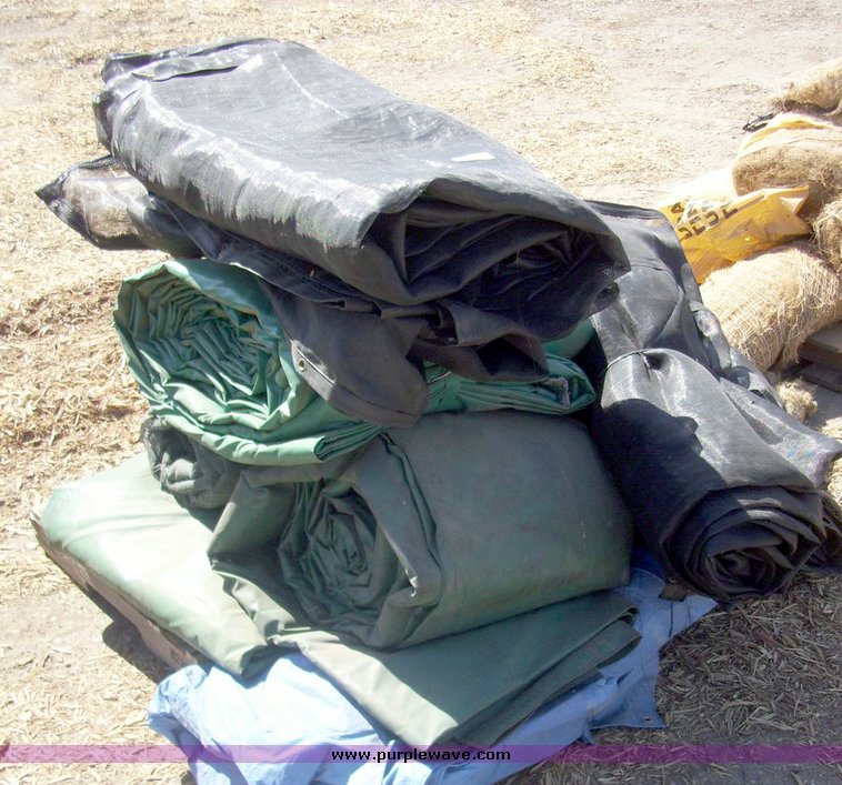 image for item 7698 (7) assorted tarps