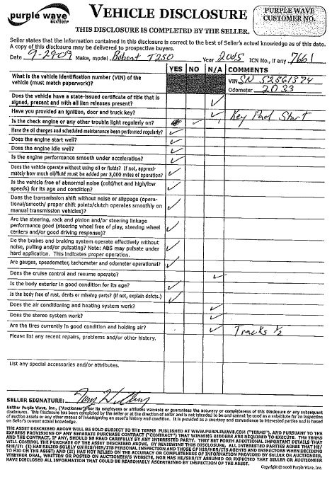 image for item 7661 2005 Bobcat T-250 skid steer