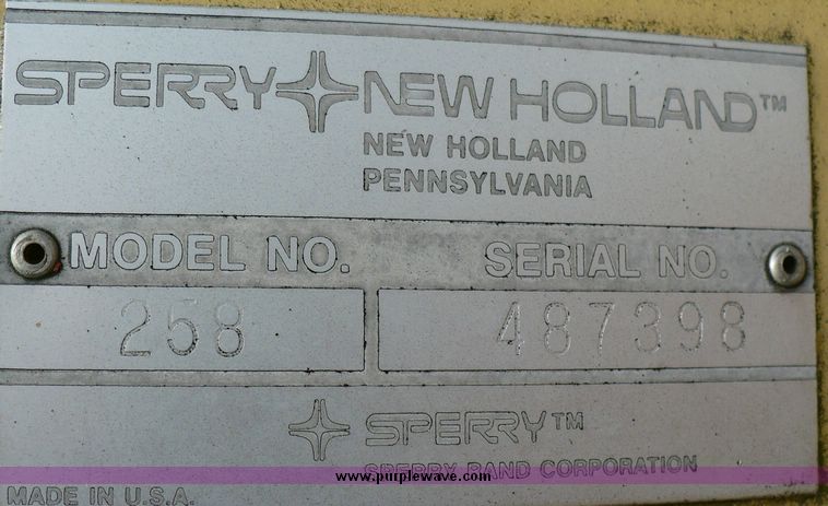 image for item 3735 New Holland 258 Basket rake