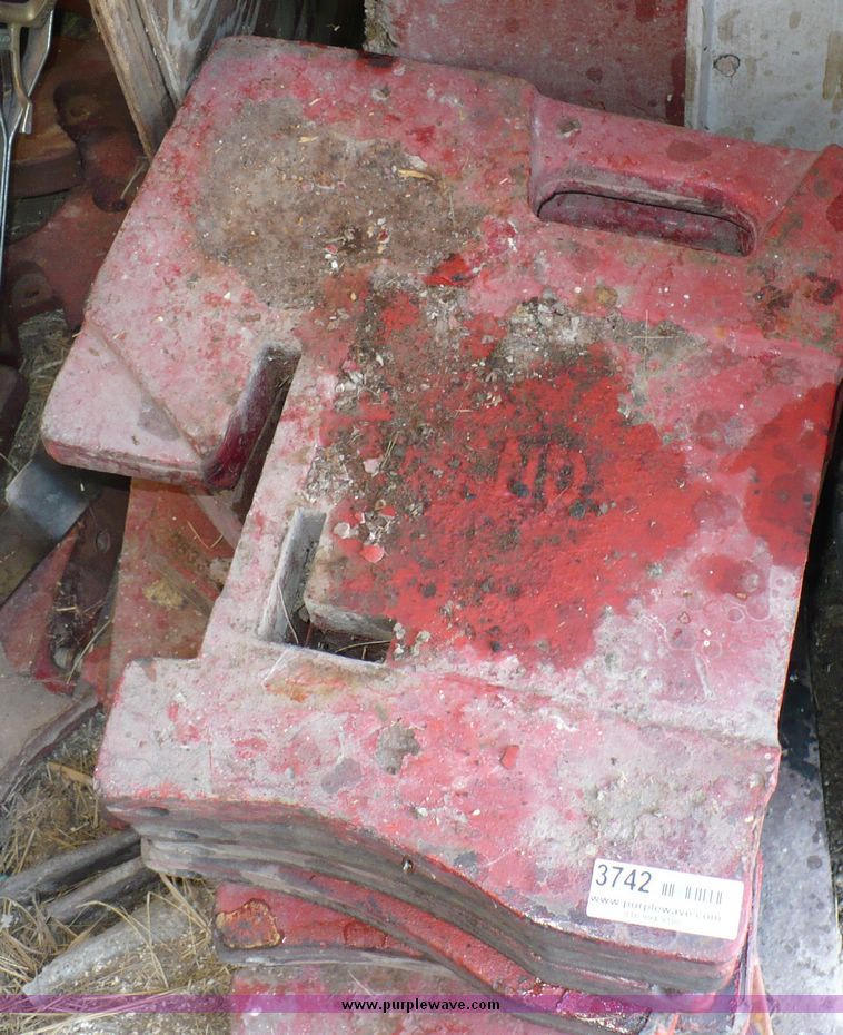 image for item 3742 (10) front suitcase weights for International tractor