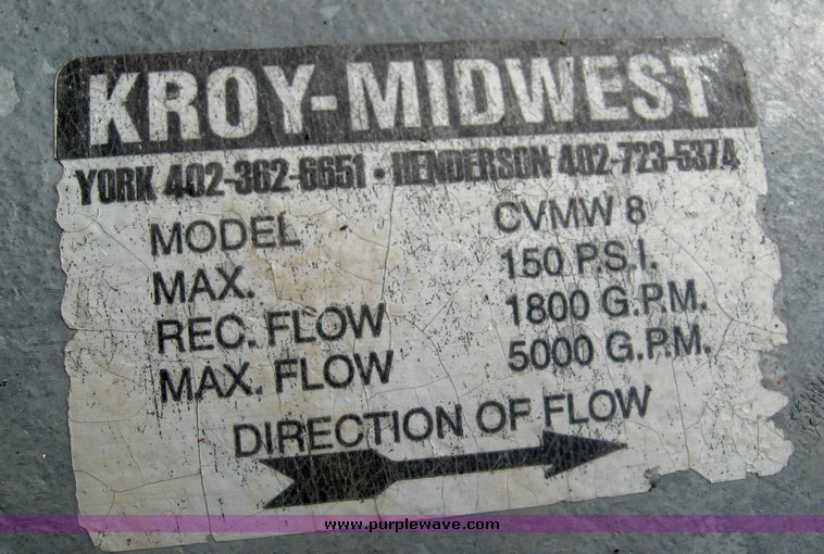 image for item 8061 Kroy Fertigation valve assembly with gaskets