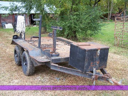 image for item 9501 Shop built trailer